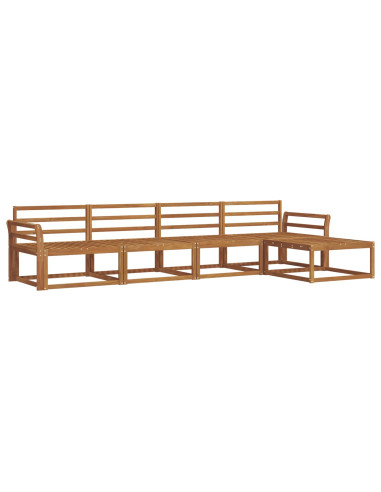 Set di divani da esterno 5 pcs Naturale