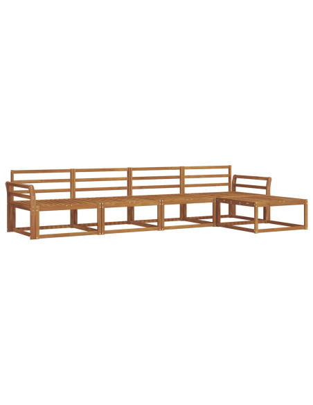 Set di divani da esterno 5 pcs Naturale