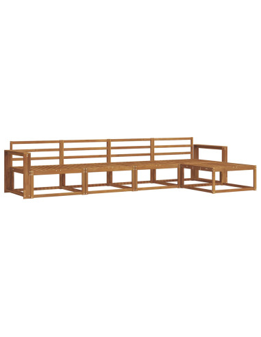 Set di divani da esterno 5 pcs Naturale