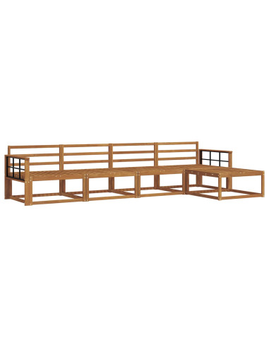 Set di divani da esterno 5 pcs Naturale