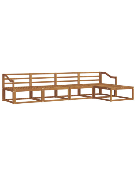 Set di divani da esterno 5 pcs Naturale