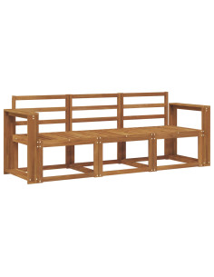 Set di divani 3 pcs Naturale Legno di Acacia Massello 2