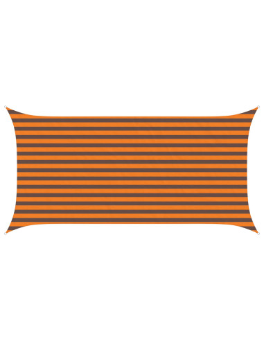 Vela da ombra solare Arancione e Marrone 4 x 2 m