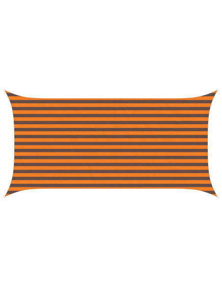 Vela da ombra solare Arancione e Marrone 4 x 2 m
