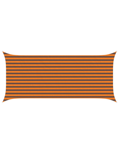 Vela da ombra solare Arancione e Marrone 4,5 x 2 m