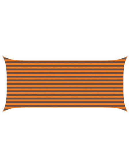 Vela da ombra solare Arancione e Marrone 4,5 x 2 m