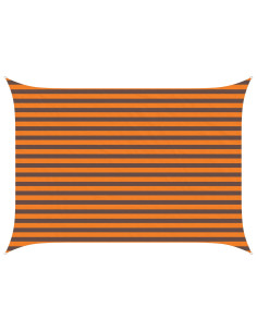 Vela da ombra solare Arancione e Marrone 3,5 x 2,5 m 2