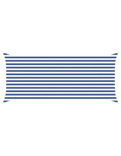 Vela da ombra solare Blu e Bianco 4,5 x 2 m 2