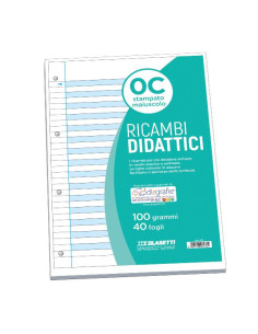 RICAMBI DIDATTICI A4 0C 40FF 100GR 2