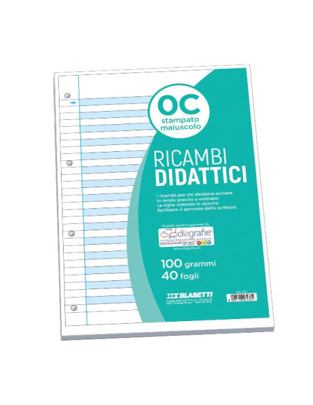 RICAMBI DIDATTICI A4 0C 40FF 100GR
