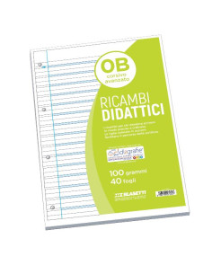 RICAMBI DIDATTICI A4 0B 40FF 100GR 2