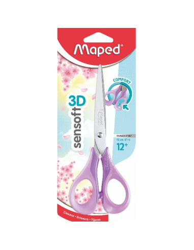 FORBICI SENSOFT 3D 16CM COL PASTEL