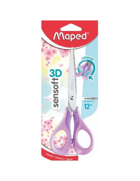 FORBICI SENSOFT 3D 16CM COL PASTEL