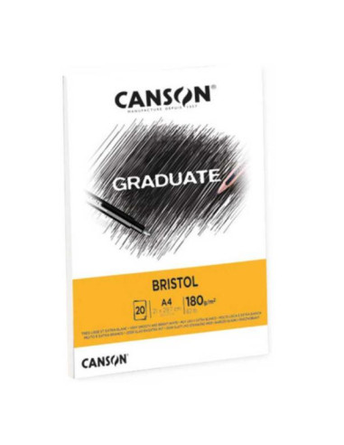 BLOCCO  BRISTOL A4 20FG. 180 G
