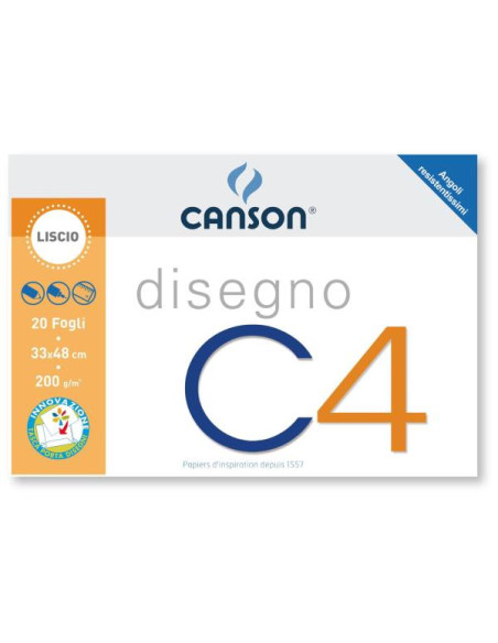 ALBUM C4 4ANG LISCIO 33X48CM 200G