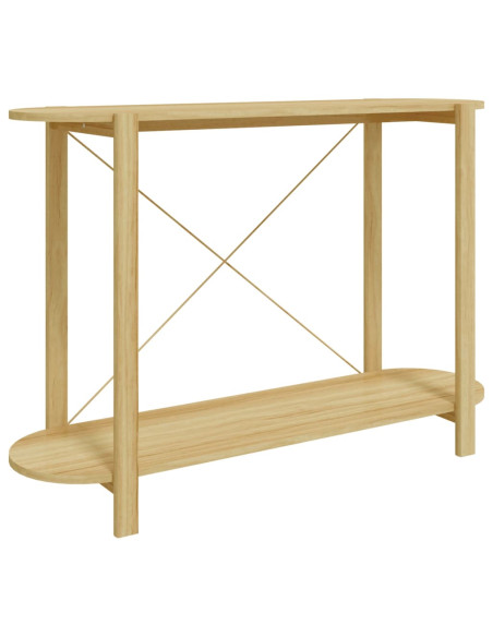 Tavolino Consolle 110x38x75 cm in Legno Multistrato