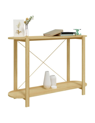 Tavolino Consolle 110x38x75 cm in Legno Multistrato