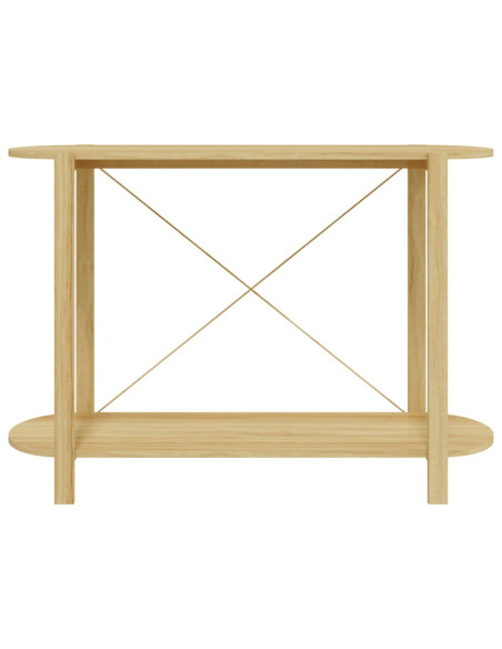 Tavolino Consolle 110x38x75 cm in Legno Multistrato