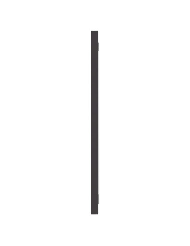 Specchio da Bagno Grigio 90x1,5x37 cm in Legno Multistrato