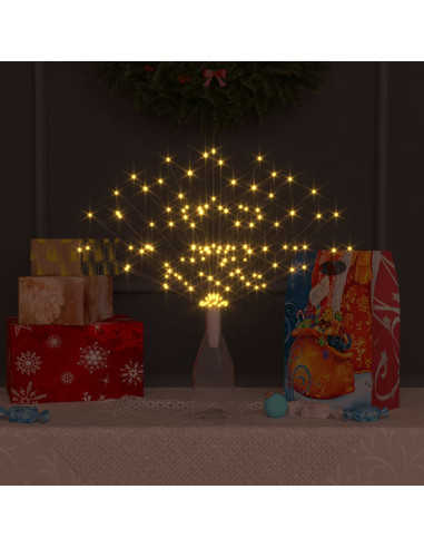 Luci di Natale Fuochi d'Artificio Bianco Caldo 20 cm 140 LED