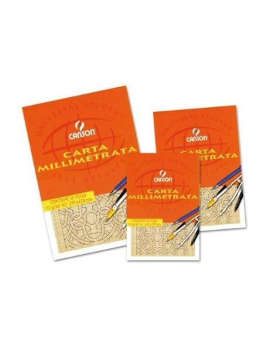 CF25BLOCCO MILLIMETRATA 10F A4 80G