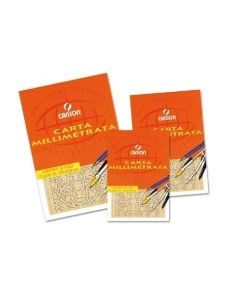 CF25BLOCCO MILLIMETRATA 10F A4 80G