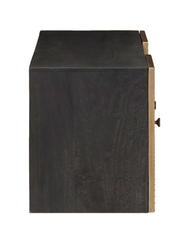 Mobile TV con lo scaffale con porta Ottone 105 x 30 x 35 cm
