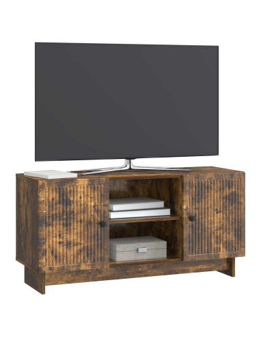 Mobile TV Rovere fumé 102 x 34,5 x 50 cm Legno multistrato