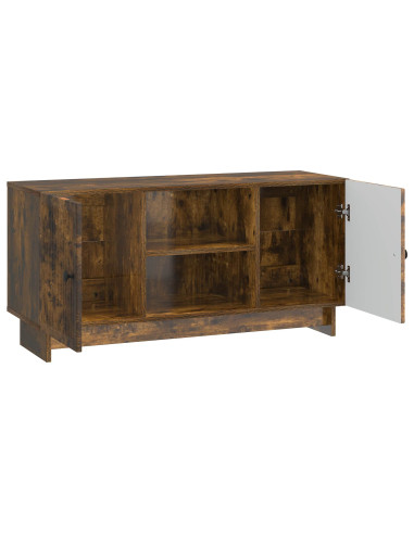 Mobile TV Rovere fumé 102 x 34,5 x 50 cm Legno multistrato
