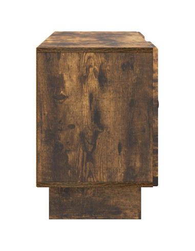 Mobile TV Rovere fumé 102 x 34,5 x 50 cm Legno multistrato
