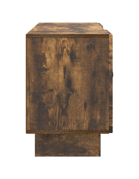 Mobile TV Rovere fumé 102 x 34,5 x 50 cm Legno multistrato