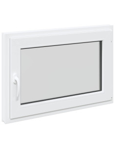 Finestra per Soffitta RISOR Bianco 90 x 50 cm PVC e Vetro 2