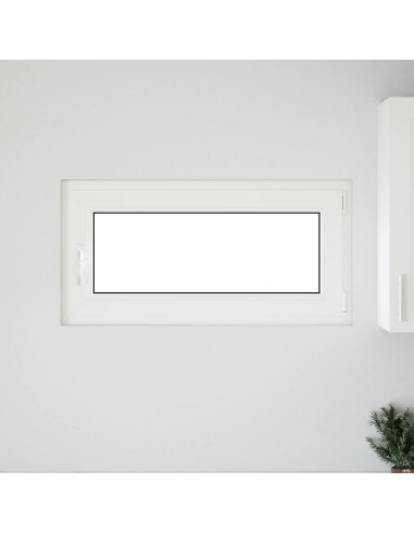 Finestra per Soffitta RISOR Bianco 100 x 50 cm PVC e Vetro