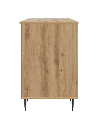 Scrivania con lo scaffale Rovere Artigianale 142,5 x 50 x 75 cm