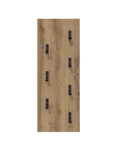 Appendiabiti a muro Rovere artigianale 30 x 1,5 x 80 cm