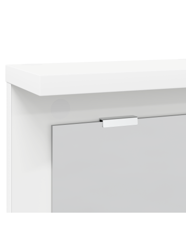 Appendiabiti a muro Bianco 85 x 10 x 45 cm Legno multistrato