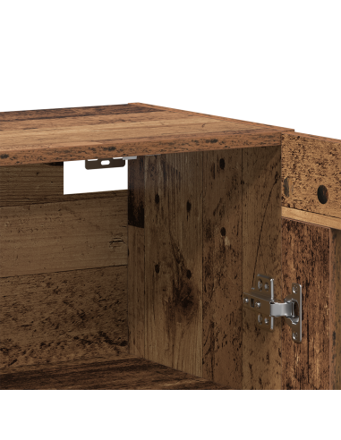 Armadi da Muro 2 pcs Legno vecchio 69,5 x 34 x 90 cm