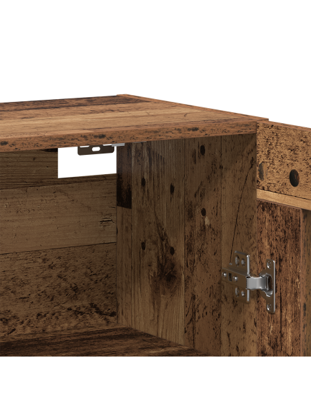 Armadi da Muro 2 pcs Legno vecchio 69,5 x 34 x 90 cm
