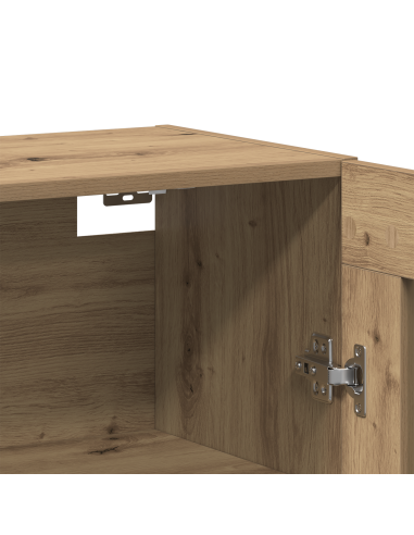Armadi da Muro 2 pcs rovere artigianale 69,5 x 34 x 90 cm