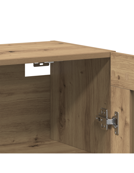 Armadi da Muro 2 pcs rovere artigianale 69,5 x 34 x 90 cm