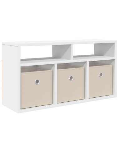Lowboard con cassetto Bianco 72 x 22,5 x 38 cm