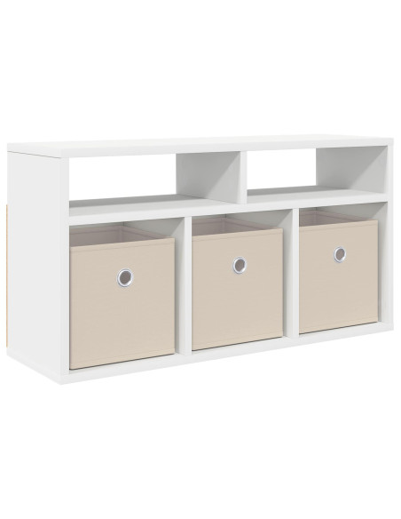 Lowboard con cassetto Bianco 72 x 22,5 x 38 cm