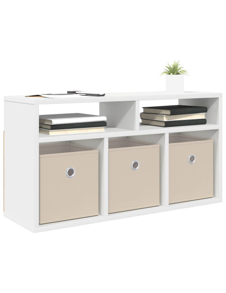 Lowboard con cassetto Bianco 72 x 22,5 x 38 cm