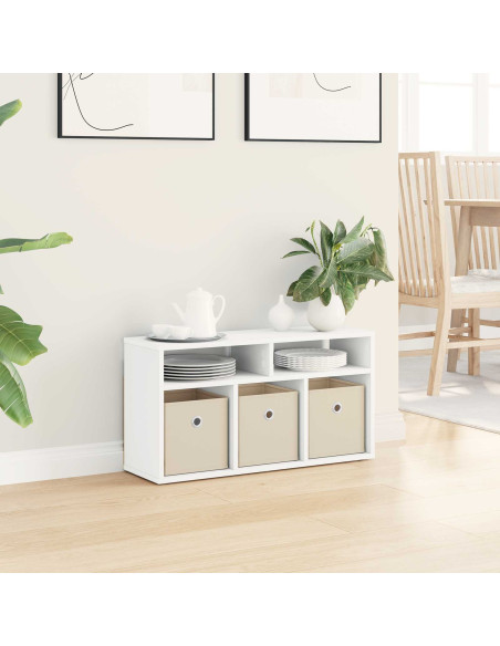 Lowboard con cassetto Bianco 72 x 22,5 x 38 cm