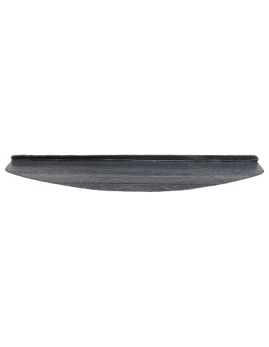Tappetini per scale autoadesivi 15 pcs Nero 80 x 28 x 3,5 cm