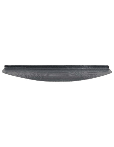 Tappetini per scale autoadesivi 15 pcs Grigio 80 x 28 x 3,5 cm