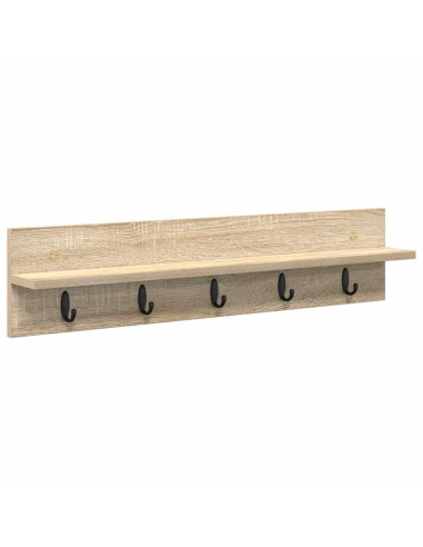 Appendiabiti a muro Rovere Sonoma 80 x 10,5 x 18 cm