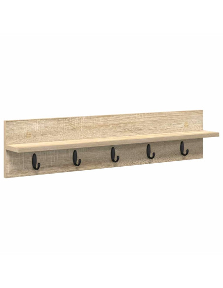 Appendiabiti a muro Rovere Sonoma 80 x 10,5 x 18 cm