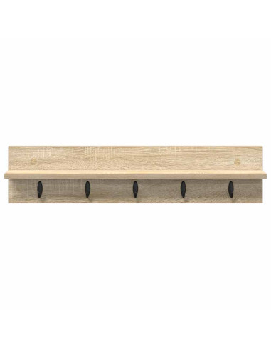 Appendiabiti a muro Rovere Sonoma 80 x 10,5 x 18 cm