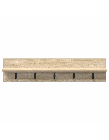 Appendiabiti a muro Rovere Sonoma 80 x 10,5 x 18 cm